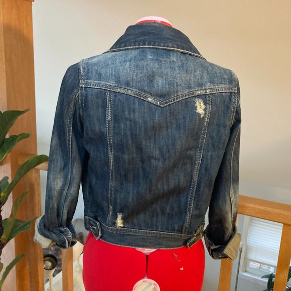 Distressed Jean Jacket - Picture 4 of 9